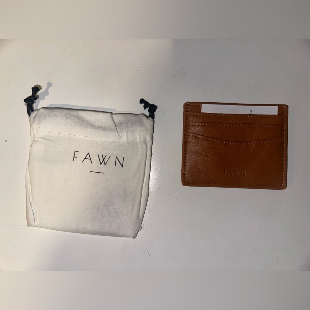 Fawn Design Tan Card Holder